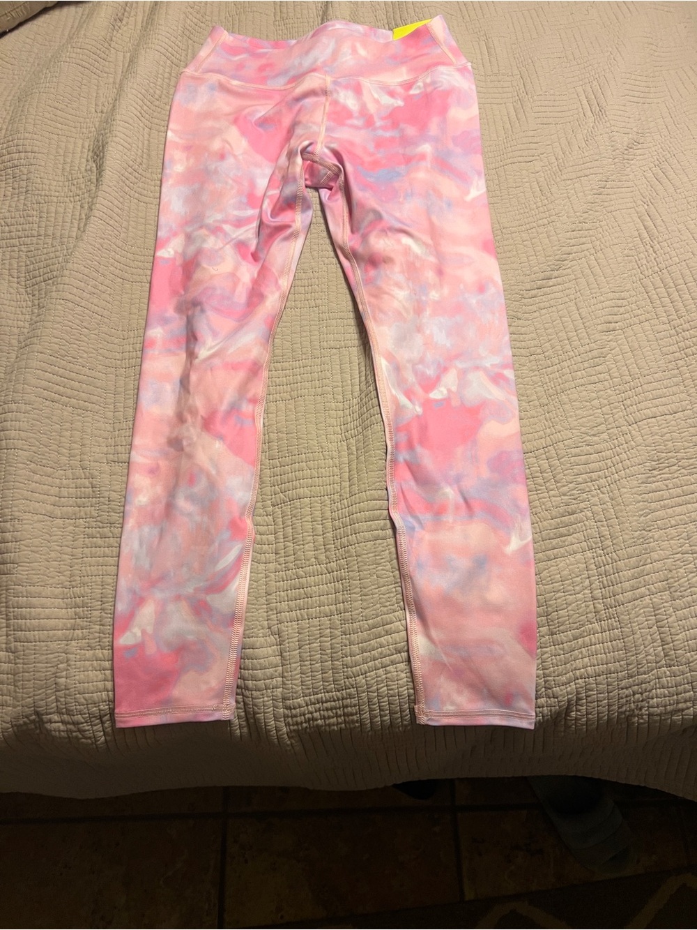 All in motion Yoga Kids Pink Tie-Dye Leggings